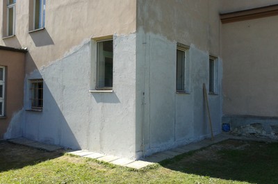 Chemická injektáž zdiva - Škola Stružnice